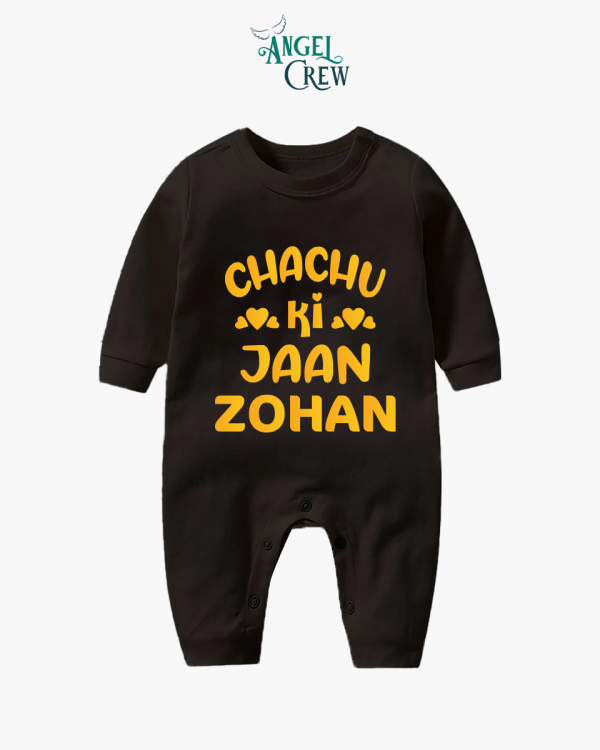 Custom Name Chachu Ki Jaan Body Suit