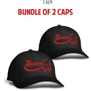 Bundle of  2 Labaik Ya Hussain Caps